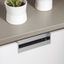 FLAT integrierter Kantenmöbelgriff aus Zamak für Schränke und Schubladen im minimalistischen Design