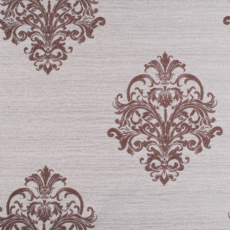 Charm eleganter Jacquardvorhang mit klassischem Damaskmuster auf strukturierter Oberfläche für zeitlose stilvolle Wohnräume