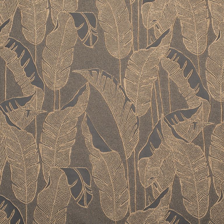 Guyana maßgefertigte Jacquard-Vorhänge mit schimmerndem Blättermuster für elegante moderne Wohnräume in edlen neutralen Farbtönen
